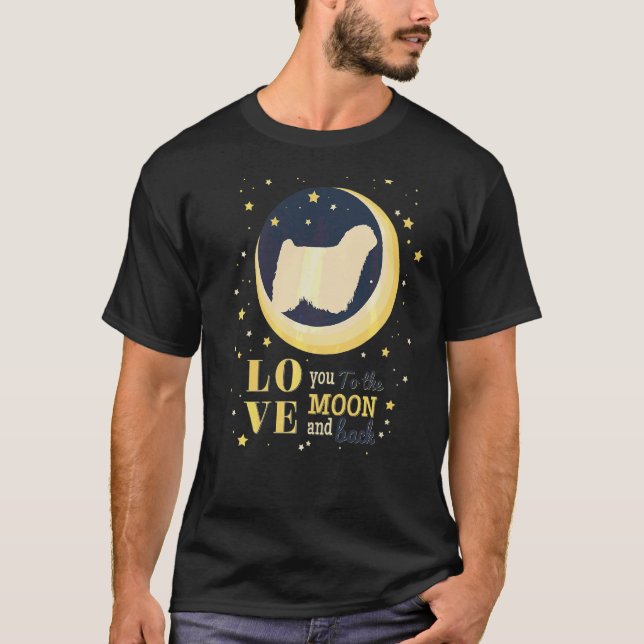 Camiseta Amar Al Perro Puli A La Luna (Anverso)
