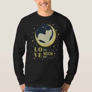 Camiseta Amar Al Perro Terrier De Skye A La Luna