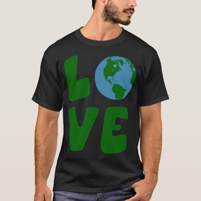 Camiseta Amar al planeta Madre Tierra (Anverso)