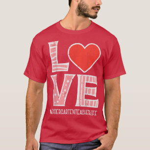 Camiseta Amar al profesor de guardería Día de San Valentín 