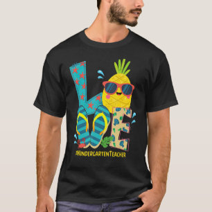 Camiseta Amar al profesor de guardería Pineapple Summer Bye