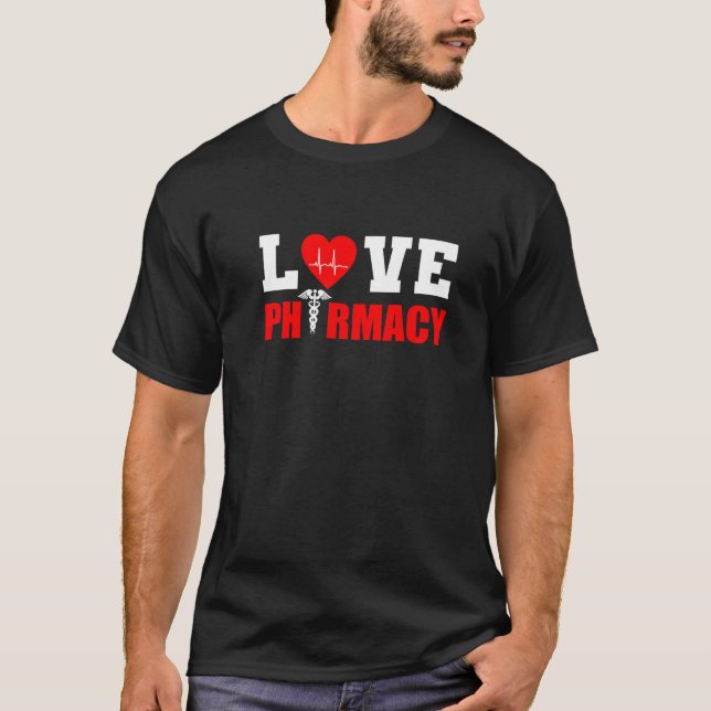 Camiseta Amar al propietario de una farmacia (Anverso)
