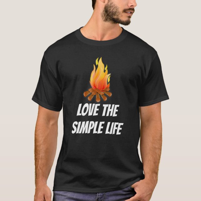 Camiseta Amar al simple fuego de la vida (Anverso)