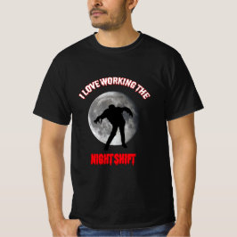 Camiseta Amar al zombi de turno nocturno