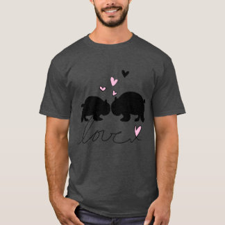 Camiseta amar animales pandas icono de panda amigos