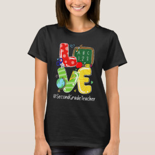 Camiseta Amar el 2º grado de aprecio de los profesores ense
