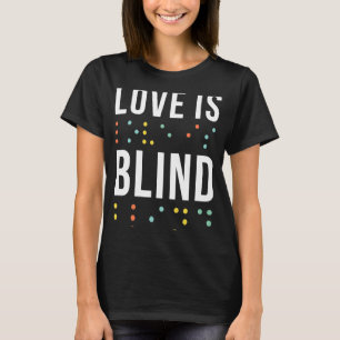 Camiseta Amar el alfabeto braille en lengua braille