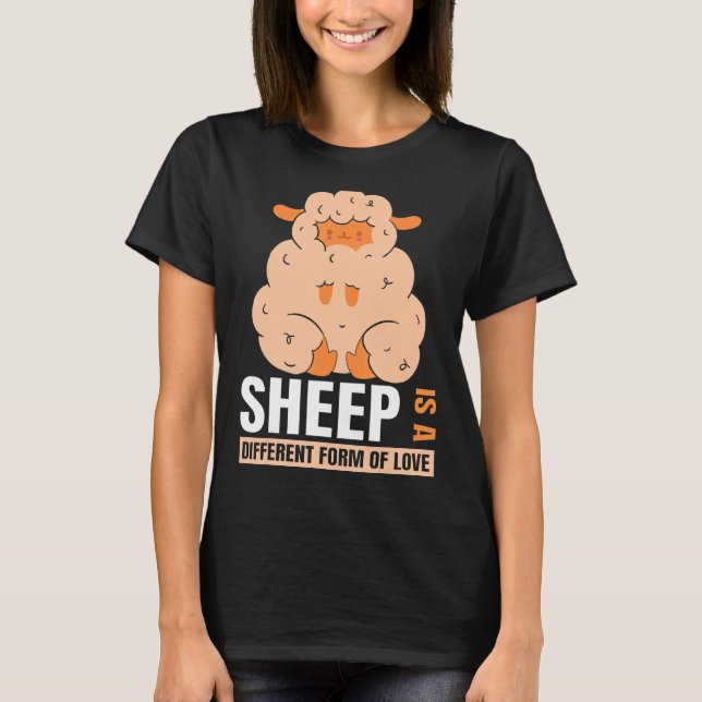 Camiseta Amar el arte de las ovejas (Anverso)