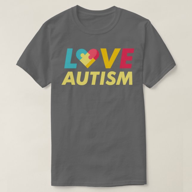 Camiseta Amar el autismo (Diseño del anverso)