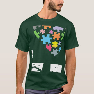 Camiseta Amar el autismo Conciencia de larga duración TShir