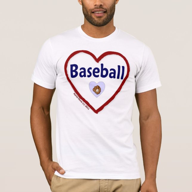 Camiseta Amar el béisbol (Anverso)