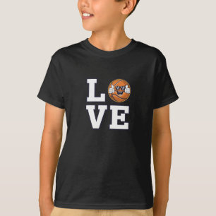 Camiseta Amar El Diseño De Baloncesto Con Emoji De Guay Y