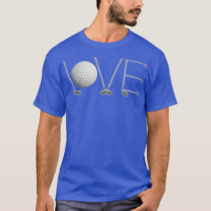 Camiseta AMAR el diseño del golf con los clubes de golf reg