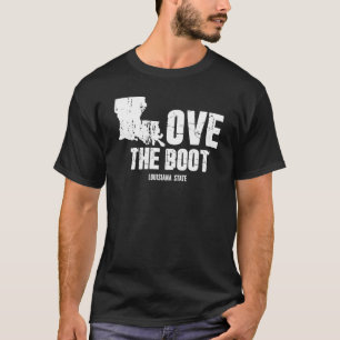 Camiseta Amar el divertido estado de Louisiana
