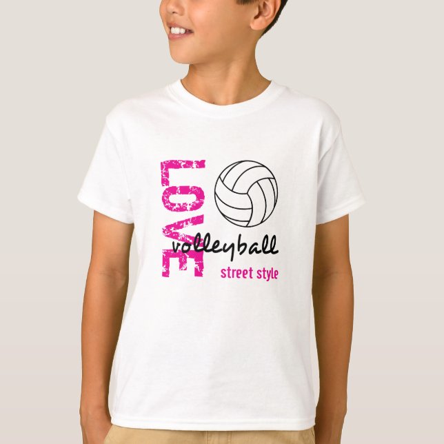 Camiseta Amar el estilo de la calle de voleibol Unisex Kids (Anverso)