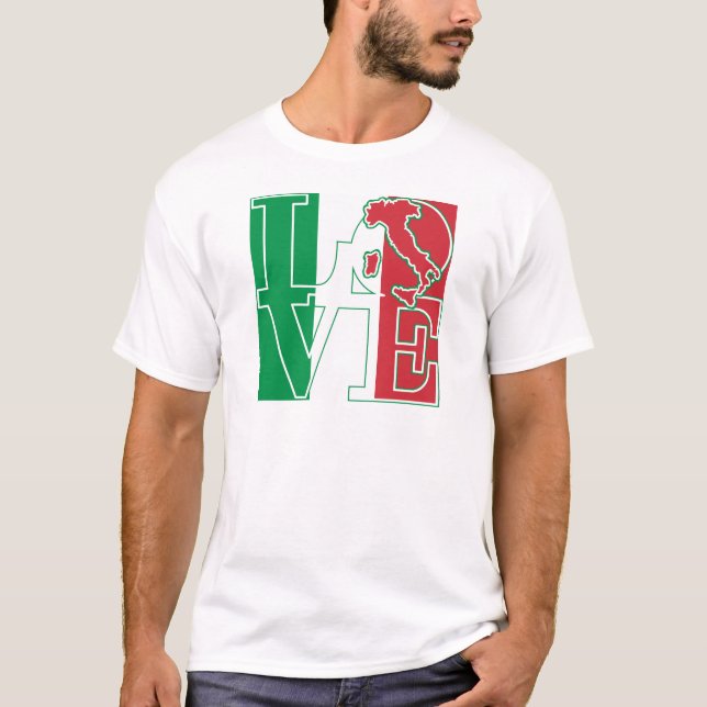 Camiseta AMAR el estilo italiano (Anverso)
