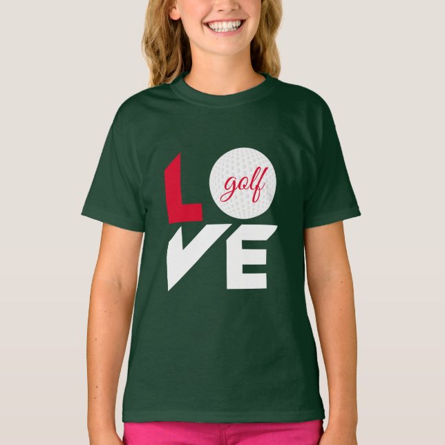 Camiseta Amar el golf (Anverso)