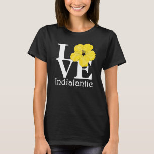 Camiseta AMAR el hibiscus indio amarillo