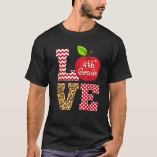 Camiseta Amar el leopardo de los juguetes de Apple de 4º gr