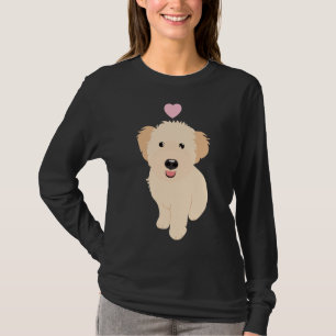 Camiseta Amar el oro Whoodle Wheaten Terrier Poodle Mix Pup
