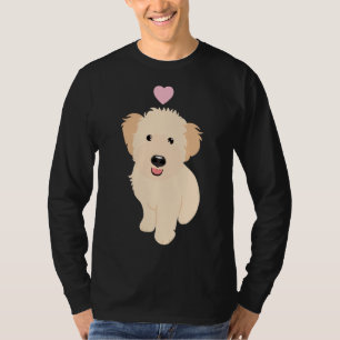 Camiseta Amar el oro Whoodle Wheaten Terrier Poodle Mix Pup