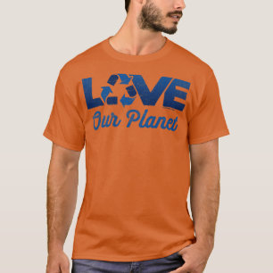 Camiseta Amar el reciclaje de nuestra reutilización del pla