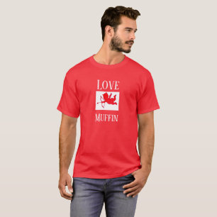 Camiseta Amar el regalo del El día de San Valentín Muffin p