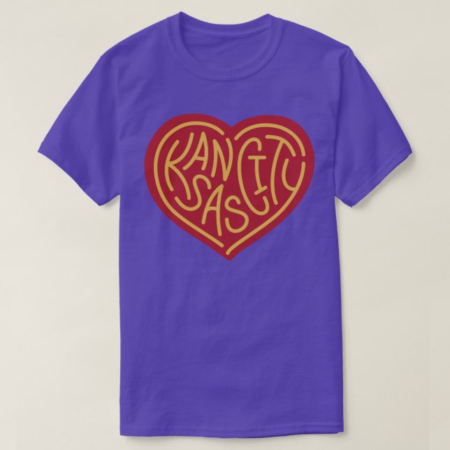 Camiseta Amar el rojo de KC x amarillo (Diseño del anverso)
