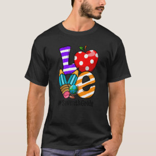 Camiseta Amar El Séptimo Grado De Vuelta A La Escuela El Pr