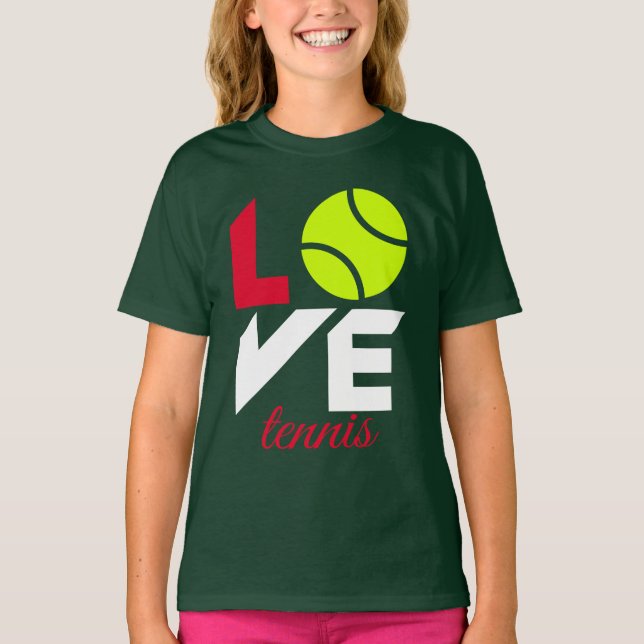 Camiseta Amar el tenis (Anverso)