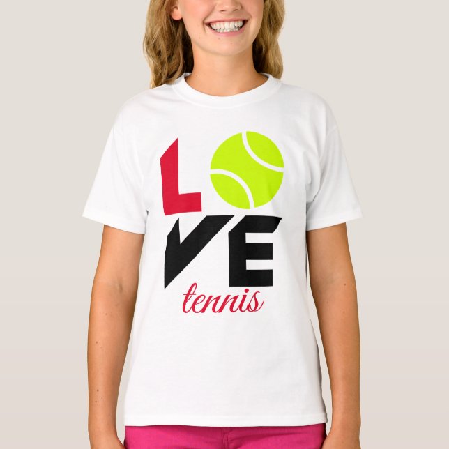 Camiseta Amar el tenis (Anverso)