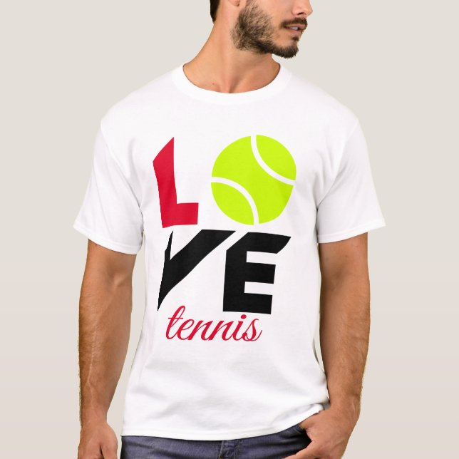 Camiseta Amar el tenis (Anverso)