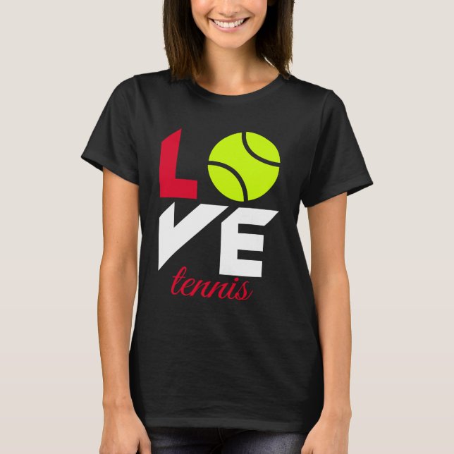 Camiseta Amar el tenis (Anverso)