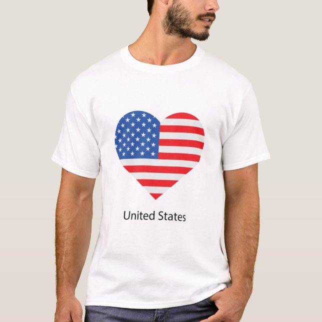 Camiseta Amar Estados Unidos (Anverso)
