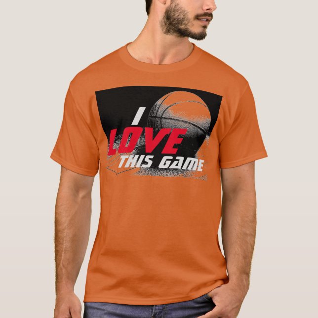 Camiseta Amar este juego Baloncesto Pop Art (Anverso)