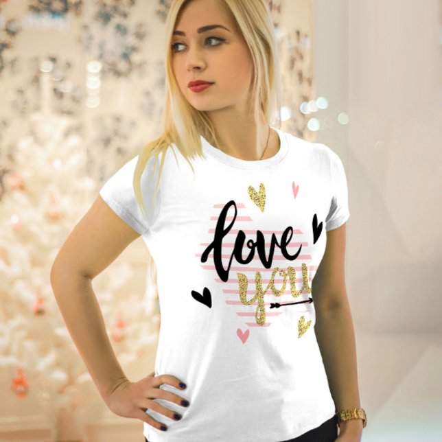 Camiseta Amar | Feliz regalo de San Valentín moderno (Subido por el creador)