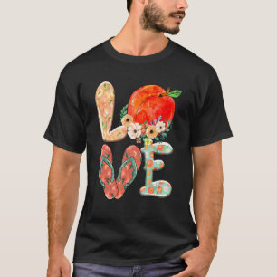 Camiseta Amar Flip Flop Peach Summer Mating Family