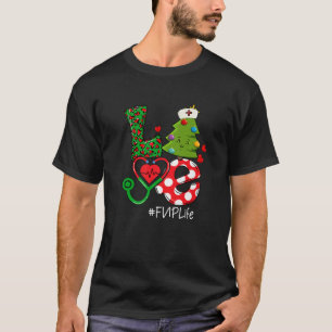 Camiseta Amar Fnp Enfermeras Navidades de árbol de la vida 