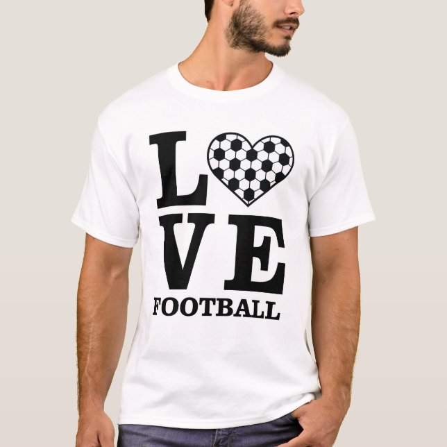 Camiseta Amar Fútbol (Anverso)