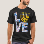 Camiseta Amar Hanukkah Menorah Pajama Judío Para Hombres Mu<br><div class="desc">Ama A Hanukkah Menorah Pajama Judío Para Hombres Mujeres Niños.</div>