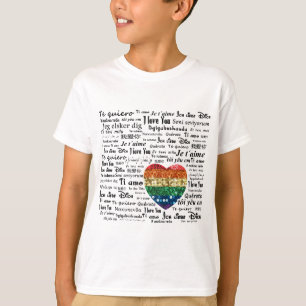Camiseta Amar idiomas extranjeros