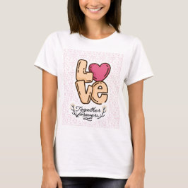 Camiseta amar juntos para siempre