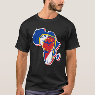Camiseta Amar la bandera de Cabo Verde en Cabo Verde con Áf