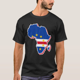 Camiseta Amar la bandera de Cabo Verde en Cabo Verde con Áf