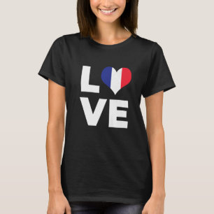 Camiseta Amar la bandera de Francia 2