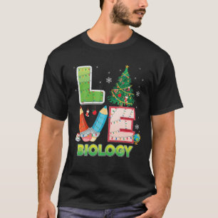 Camiseta Amar la biología El dulce del profesor del árbol d