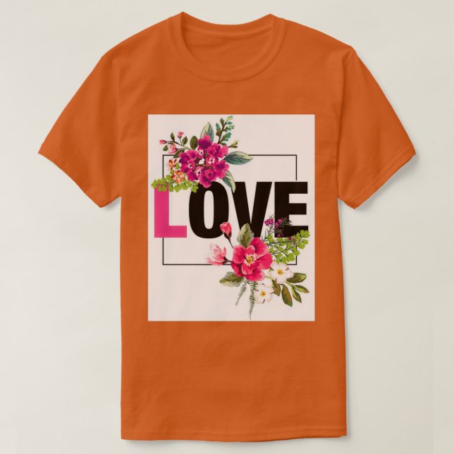 Camiseta Amar la caligrafía latteringart caligrafía artflor (Diseño del anverso)