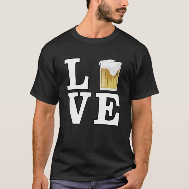 Camiseta Amar la cerveza (Anverso)