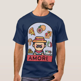 Camiseta Amar la comida italiana