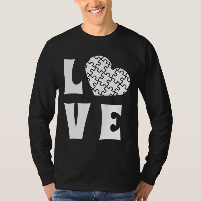 Camiseta Amar la conciencia del autismo (Anverso)